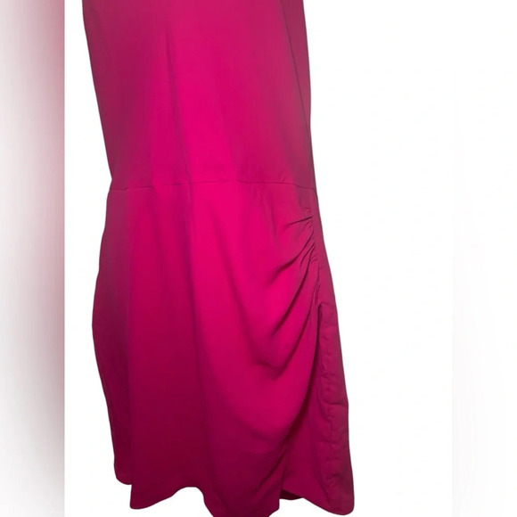 Amanda Uprichard Joanne Dress XL | Hot Pink Halter Mini | New Without Tags - Picture 5 of 8